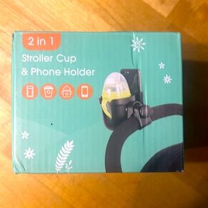 Universal fit cup holder/phone holder